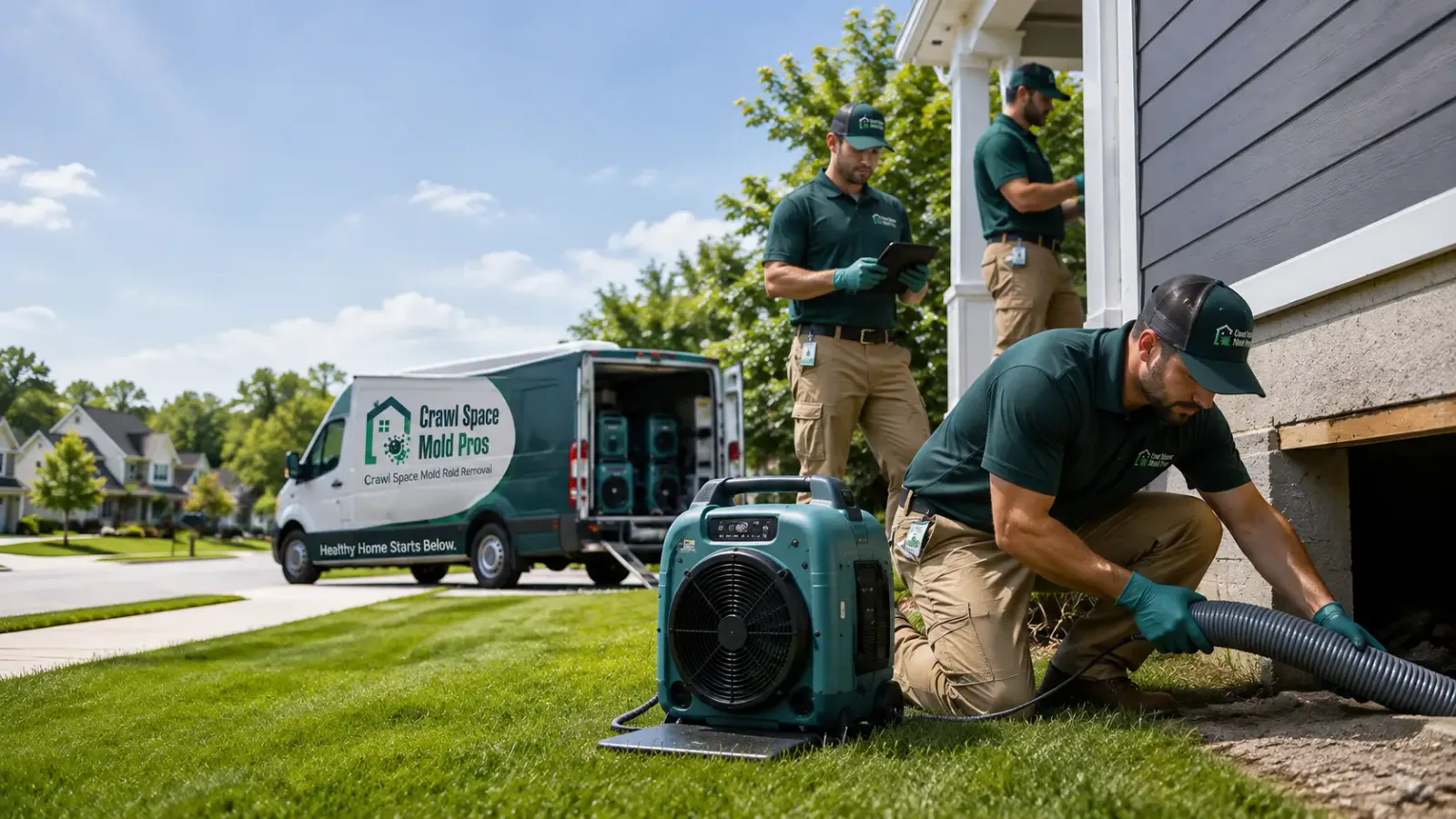 Crawl Space Mold Removal in Bandon, OR
